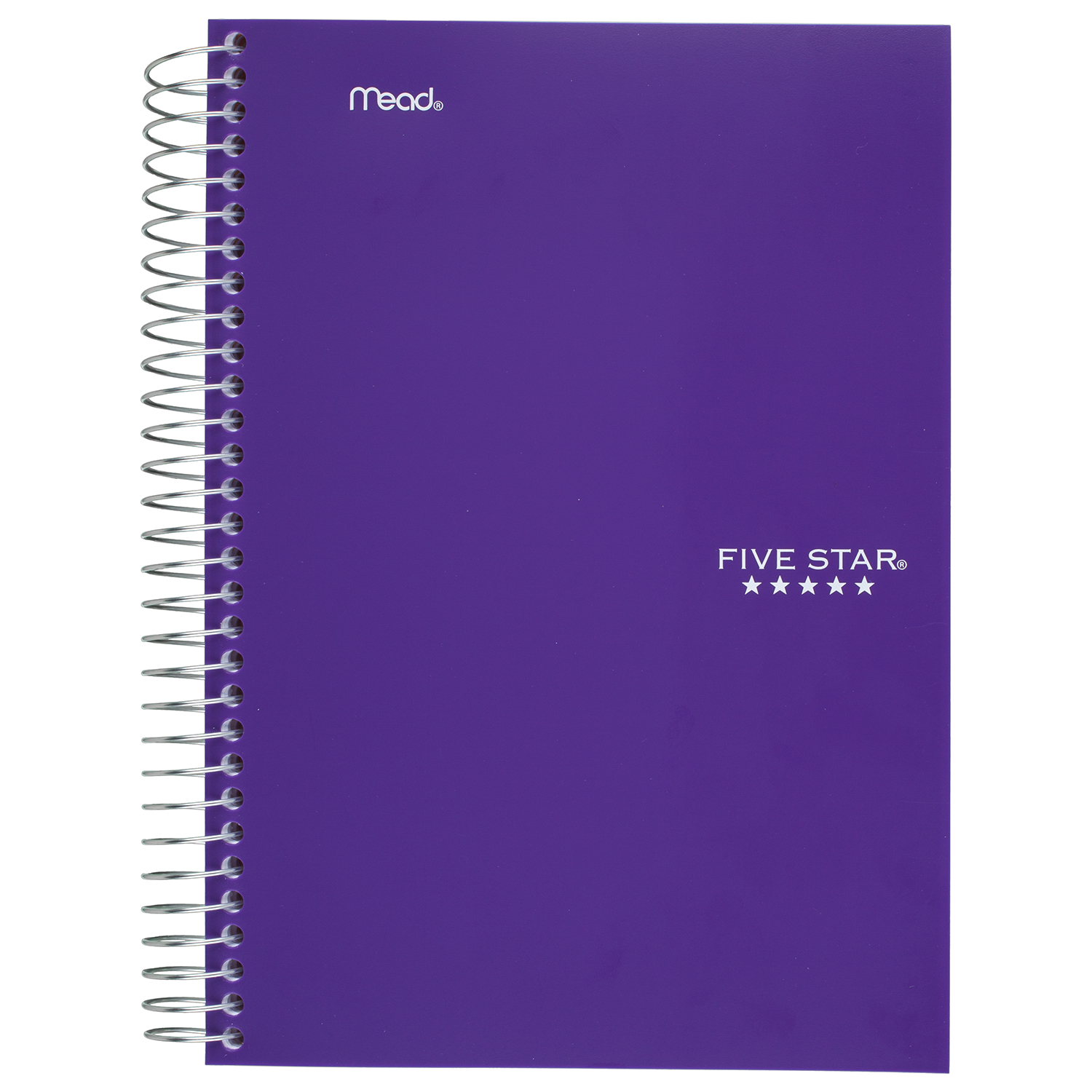 Five Star Wirebound, 5Subject Notebook, 91/2" X 6", 180 Sheets ACCO