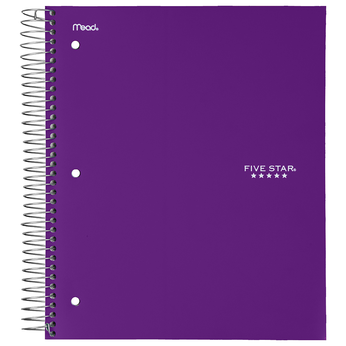 Five Star Wirebound, 5Subject Notebook, 11" X 81/2", 200 Sheets ACCO Canada