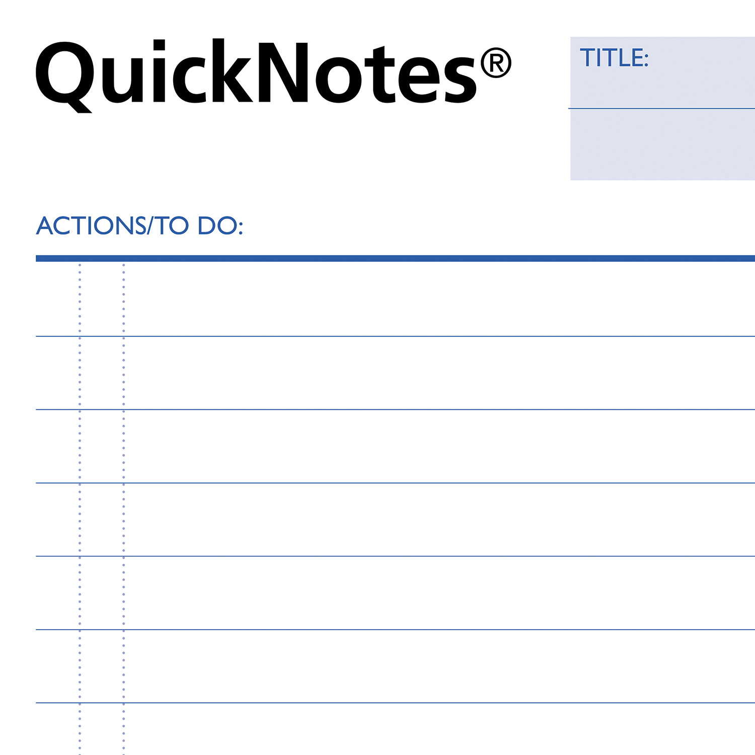 Cambridge® QuickNotes® Business Notebook ACCO Canada