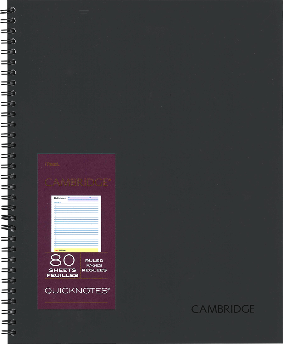 Cambridge® QuickNotes® Business Notebook - ACCO Canada