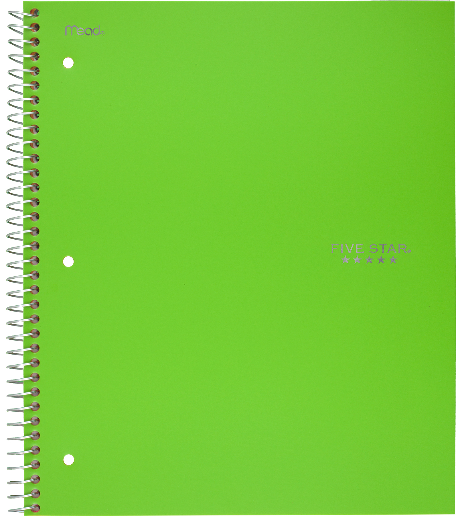 Five Star Wirebound, 1Subject Notebook, 11" X 8.5", 100 Sheets, Trend