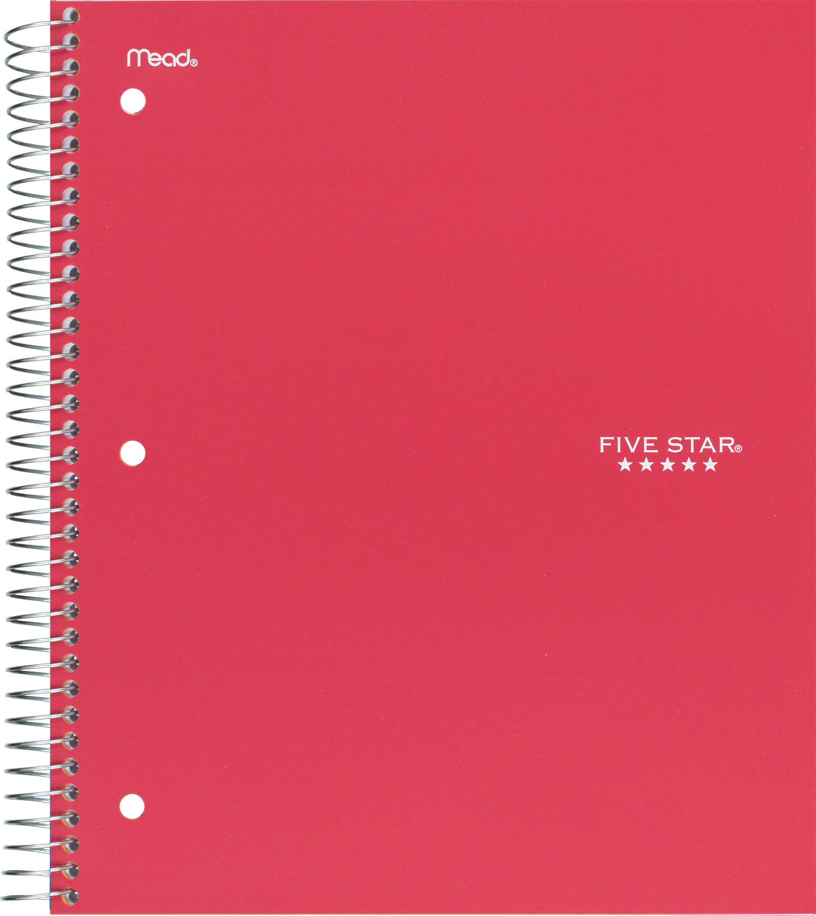Five Star Wirebound, 1Subject Notebook, 11" X 8.5", 100 Sheets, Trend