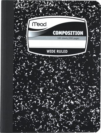 Mead Cahier de composition Square Deal® noir marbré - ACCO Canada