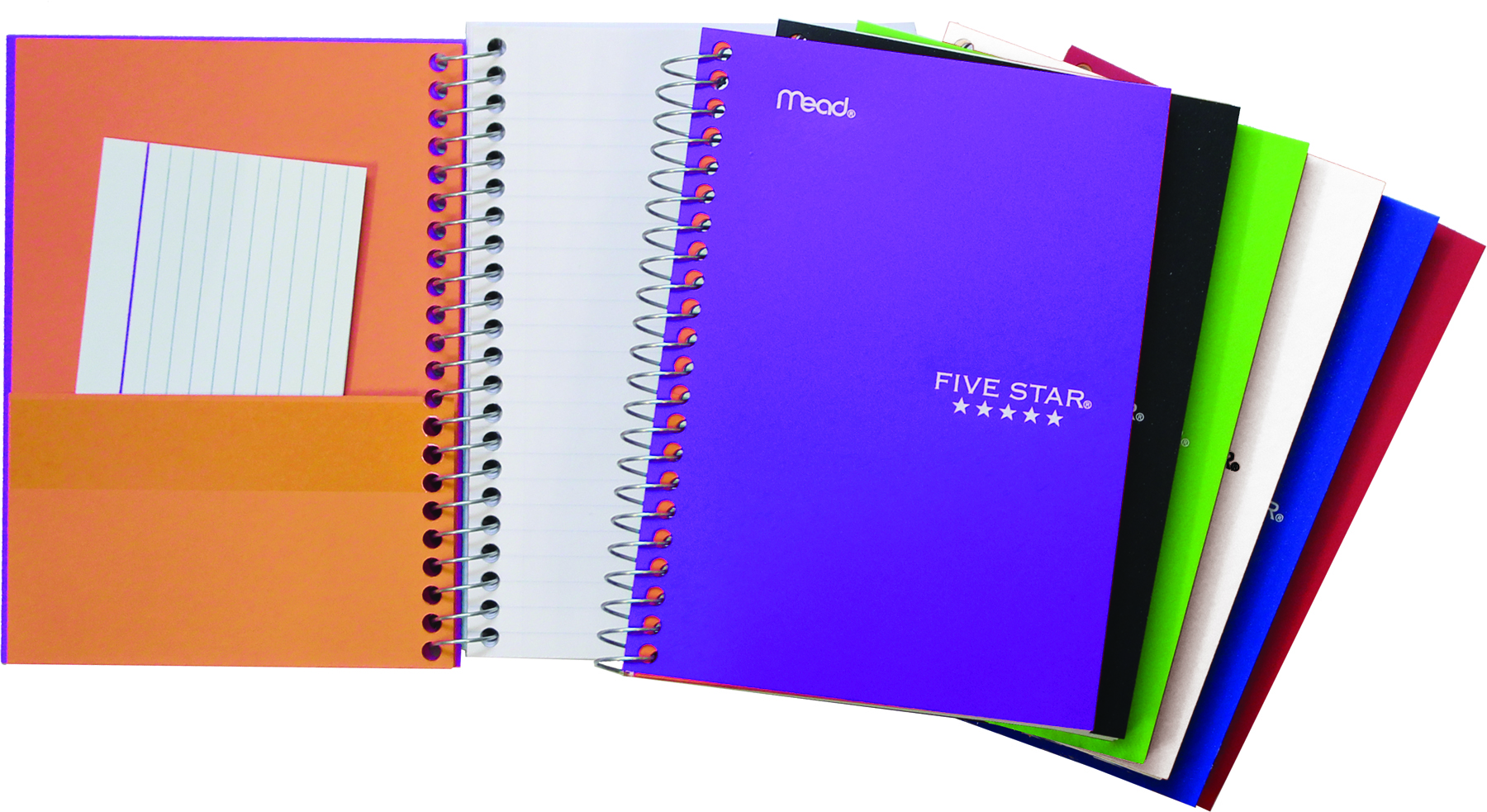 Five Star Wirebound, 1Subject Notebook, 7"X43/8", 100Sheets ACCO Canada