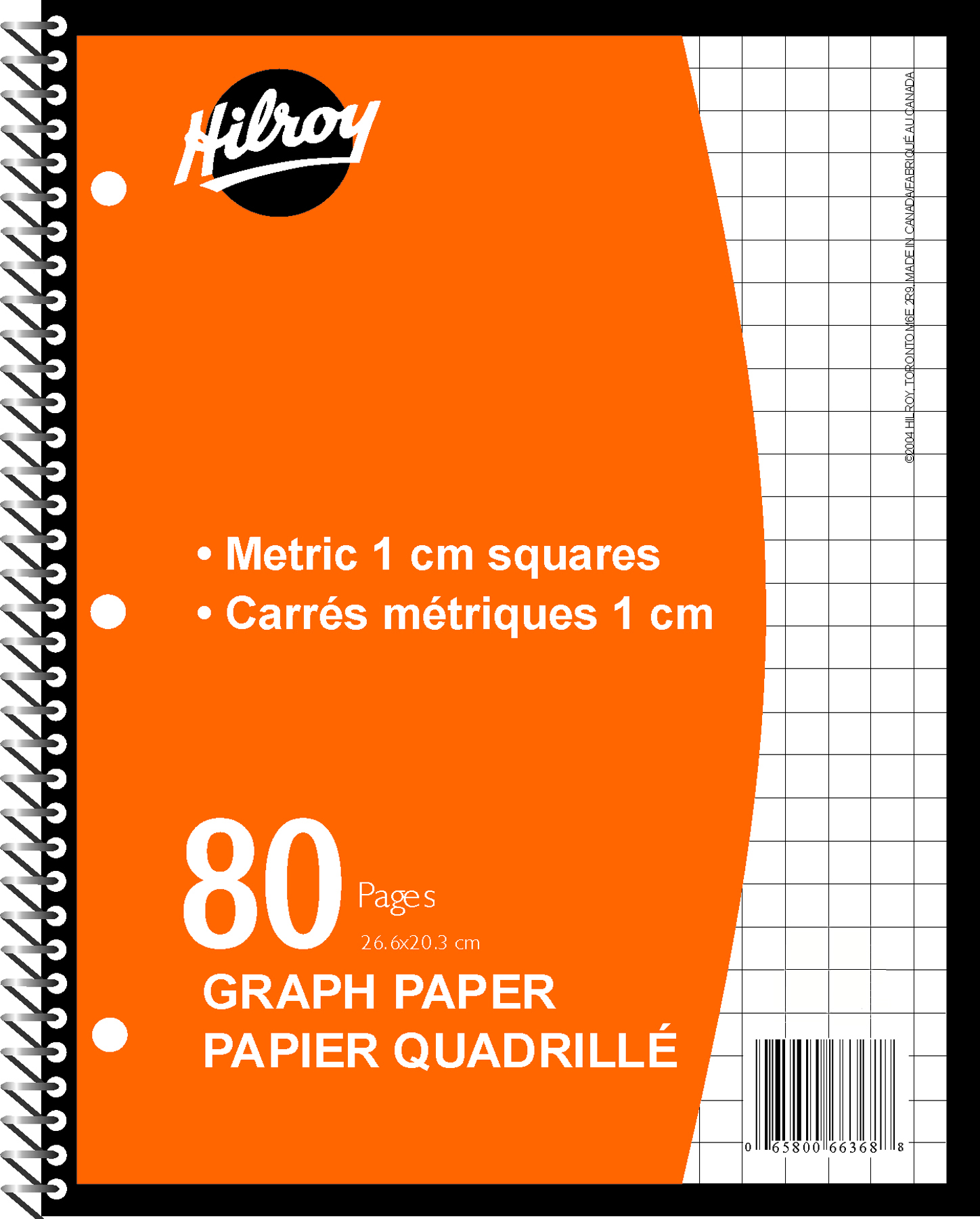 Hilroy 1 Subject Metric Graph Notebook ACCO Canada
