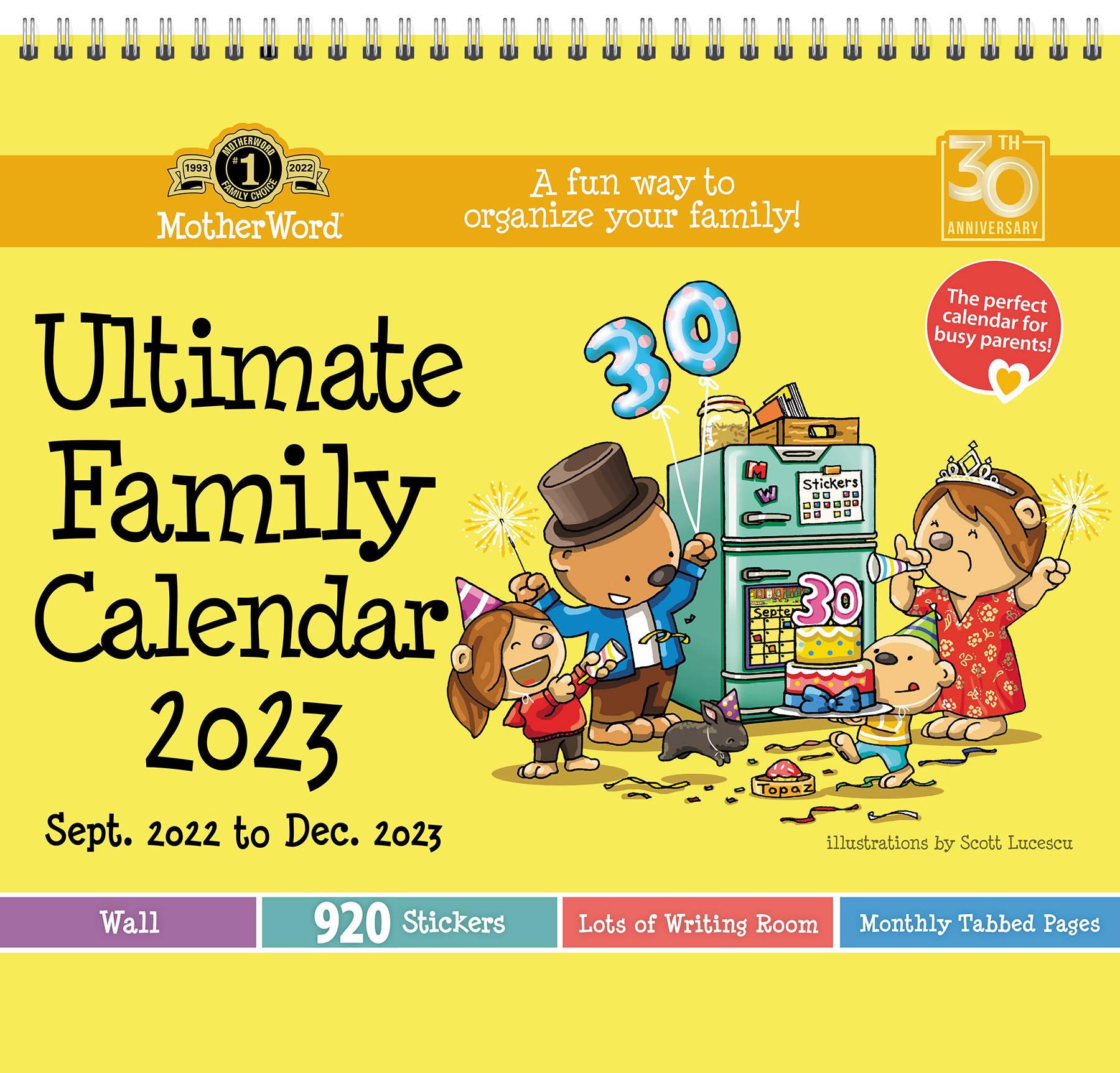 Motherword Ultimate Family Calendar 2025 