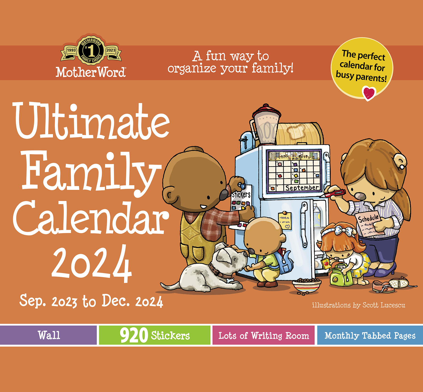 Motherword® Ultimate Family Calendar Small ACCO Canada