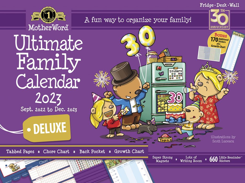 Motherword® Ultimate Family Large Calendars (Deluxe Version) ACCO Canada