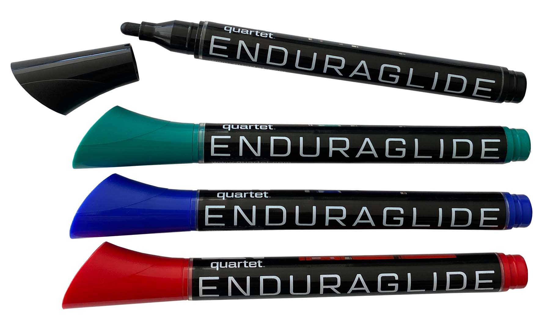 Quartet® EnduraGlide® DryErase Markers, Fine Tip, Assorted 4Pack