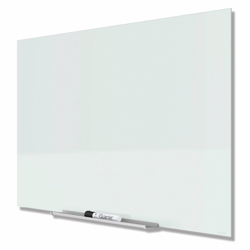 Quartet® InvisaMount™ Glass DryErase Board, 50" x 28" ACCO