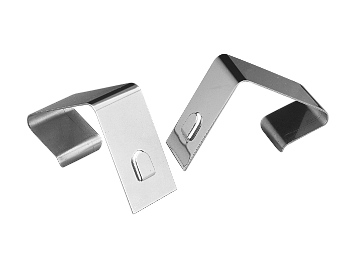 Quartet® Cubicle Partition Hangers, Nickel Plated, Fits from 1-1/2