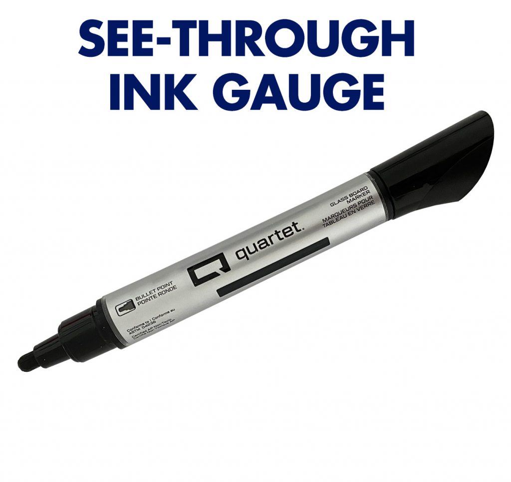 Quartet® Premium Glass Board Markers, Bullet Tip, Black 12Pack ACCO Canada