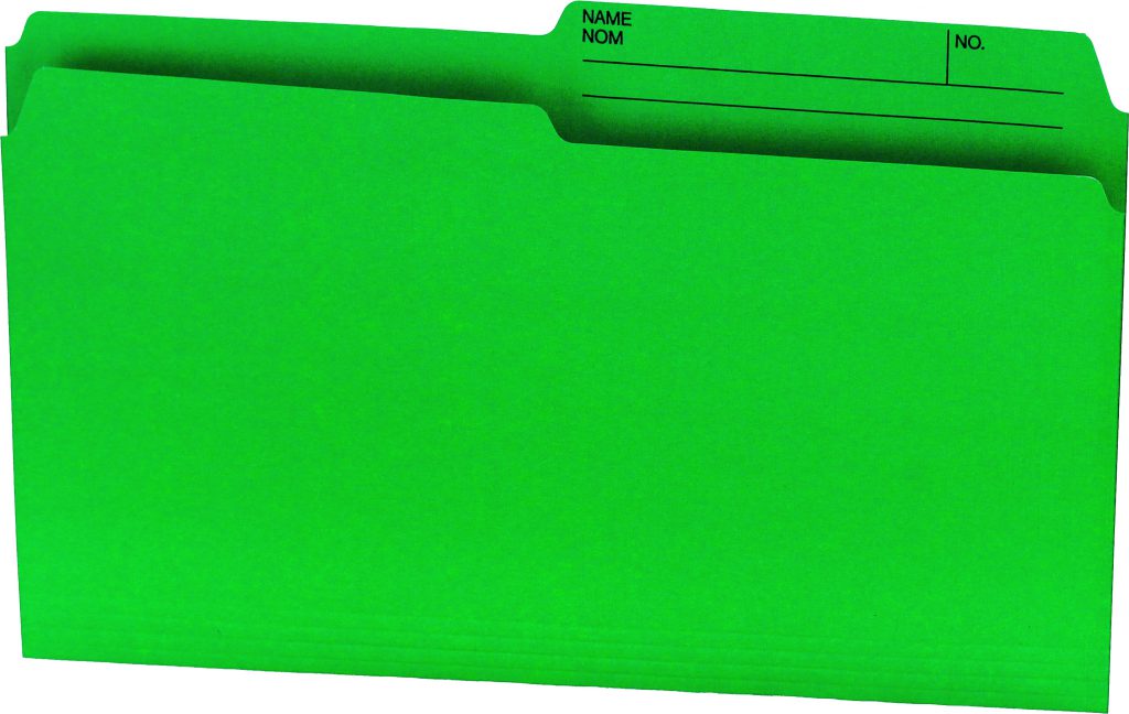Hilroy Legal Size File Folders, 9x14-7/8-Inch, 100 per Box, Green ...