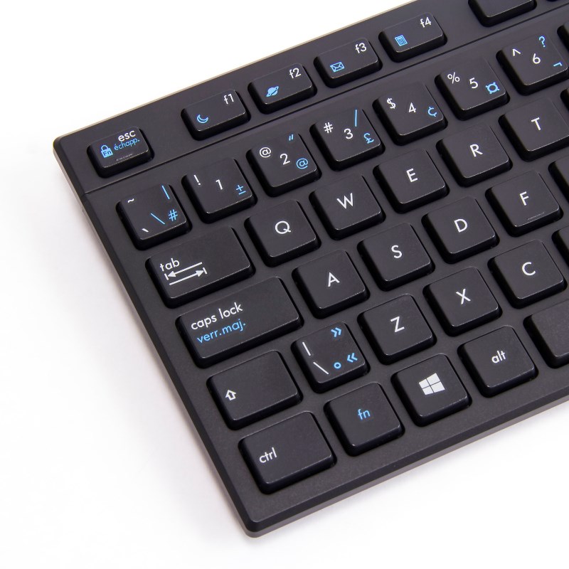 Clavier filaire bilingue anglais et français canadien ACCO Canada
