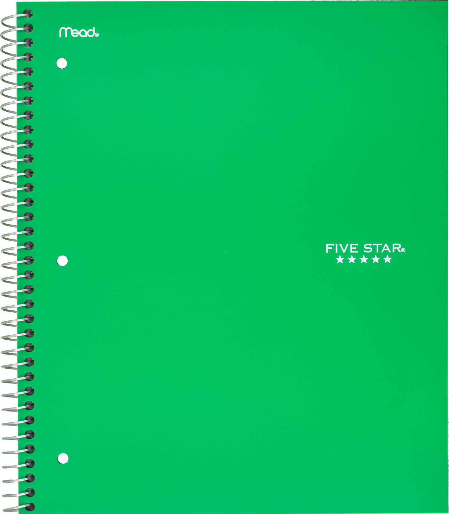 FIVE STAR WIREBOUND 1SUBJECT NOTEBOOK, 11"X 81/2"., 100 SHEETS ACCO