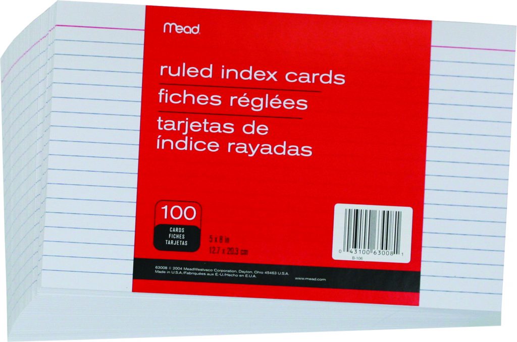 MEAD® INDEX CARDS ACCO Canada