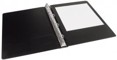 Heavy Duty Large Format D-Ring Binders Black, 350 Sheet Capacity, 1-1/2  Ring Size - ACCO Canada