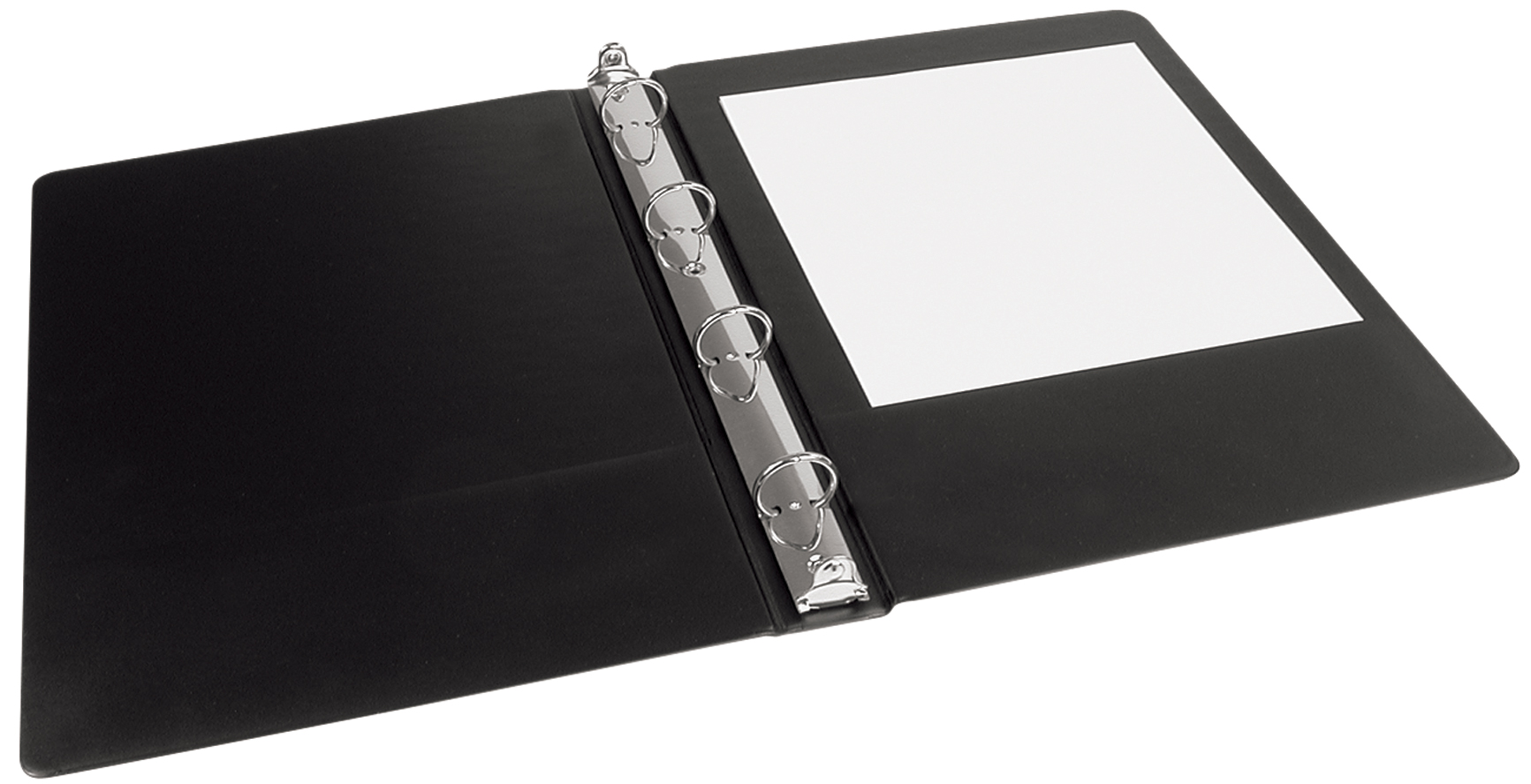 Heavy Duty Legal Size Binders Black, 175 Sheet Capacity, 1" Ring Size