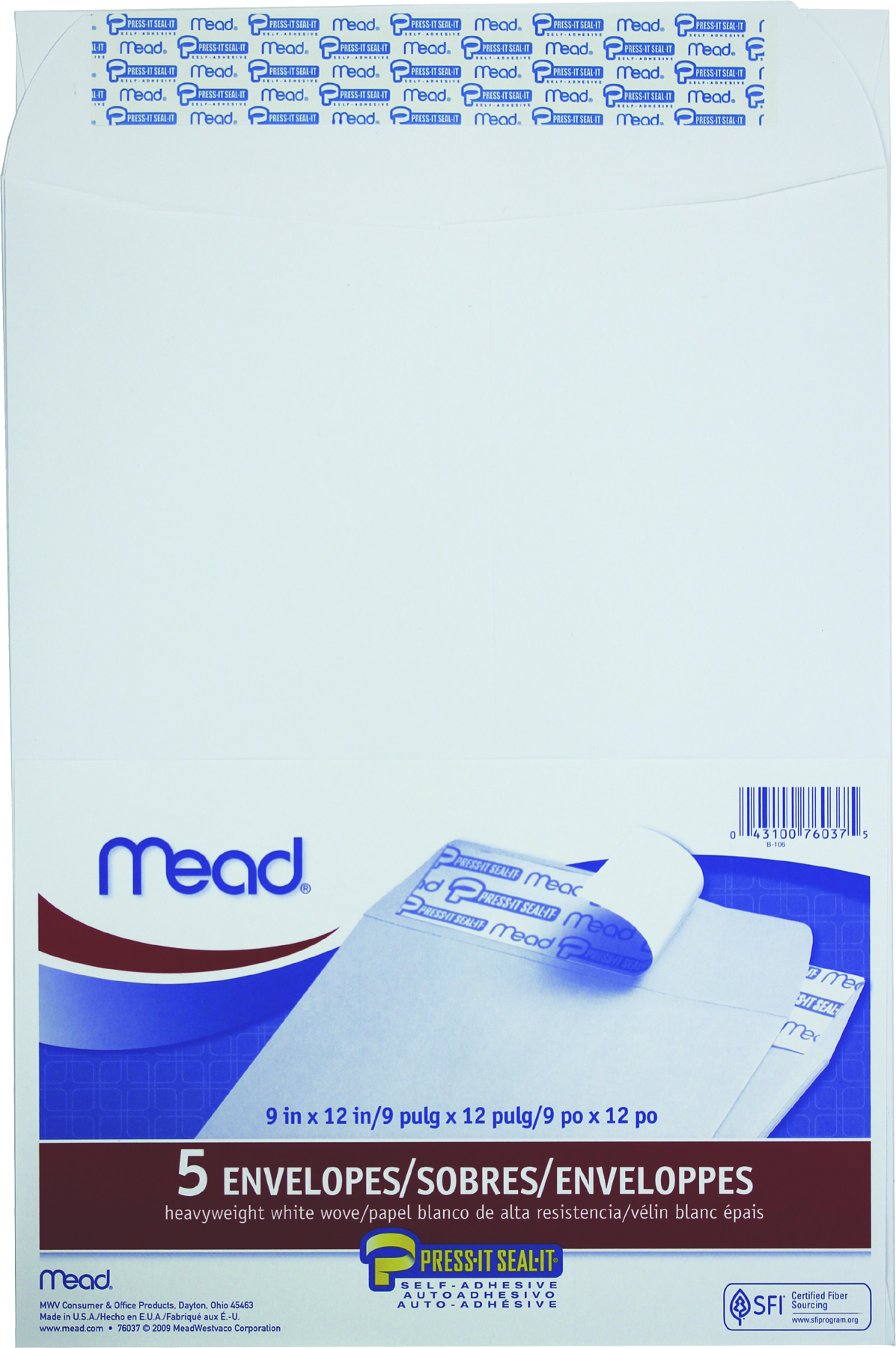 Mead PressIt SealIt Envelopes ACCO Canada