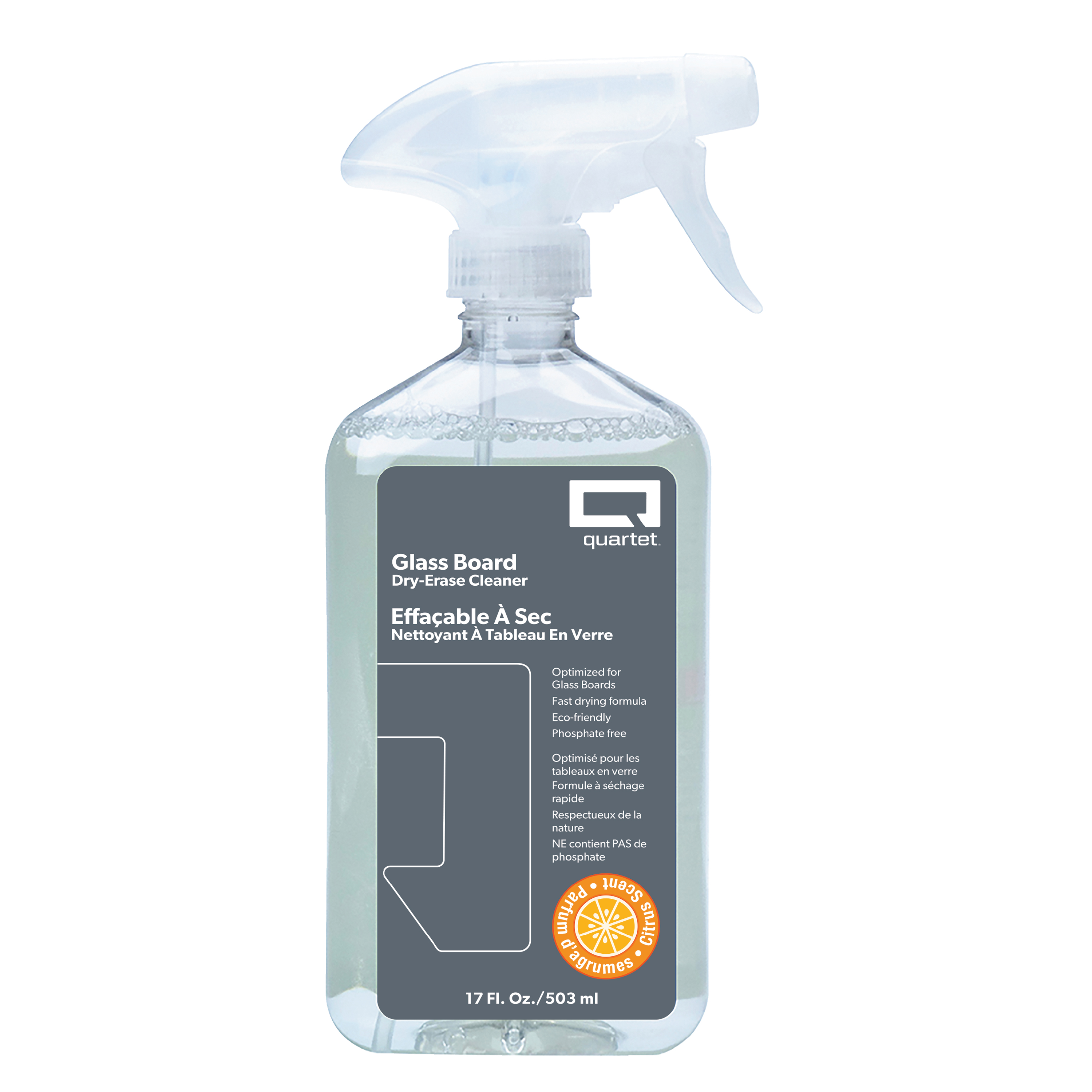 Quartet® Glass Board Cleaner, 17 Fl. Oz./503 mL ACCO Canada
