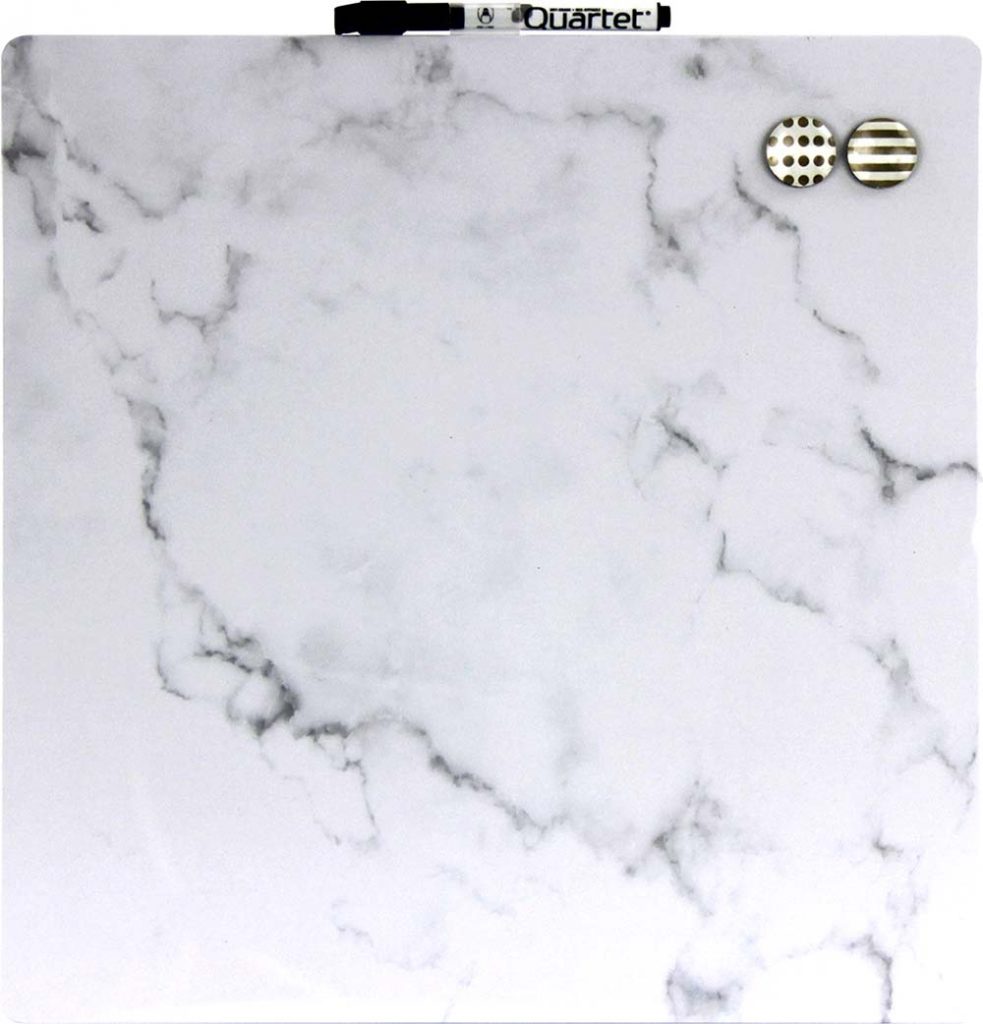 Quartet® Modern Chic Tin DryErase Board, 14" x 14" ACCO Canada