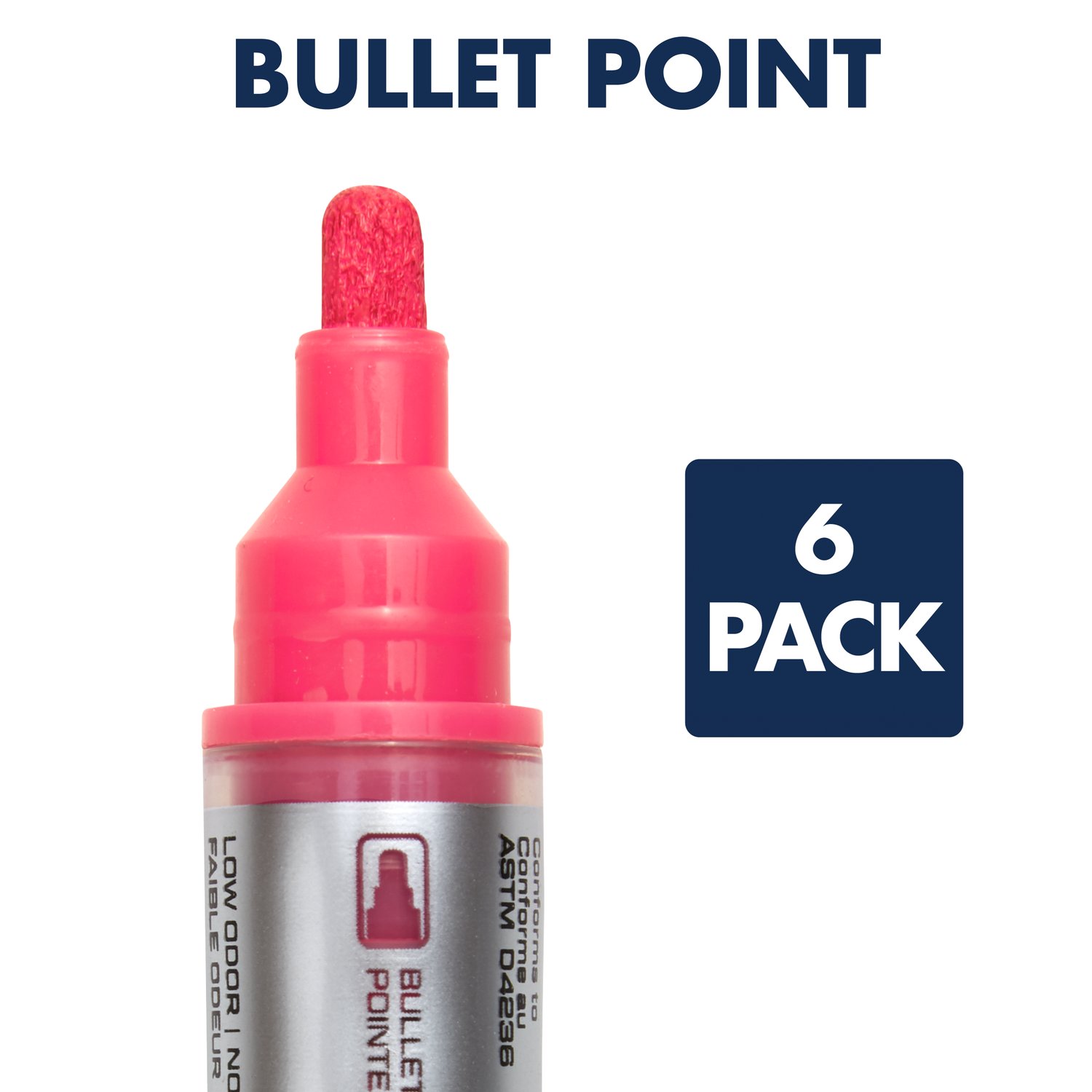 Quartet® Premium Glass Board DryErase Markers, White and Neon ACCO