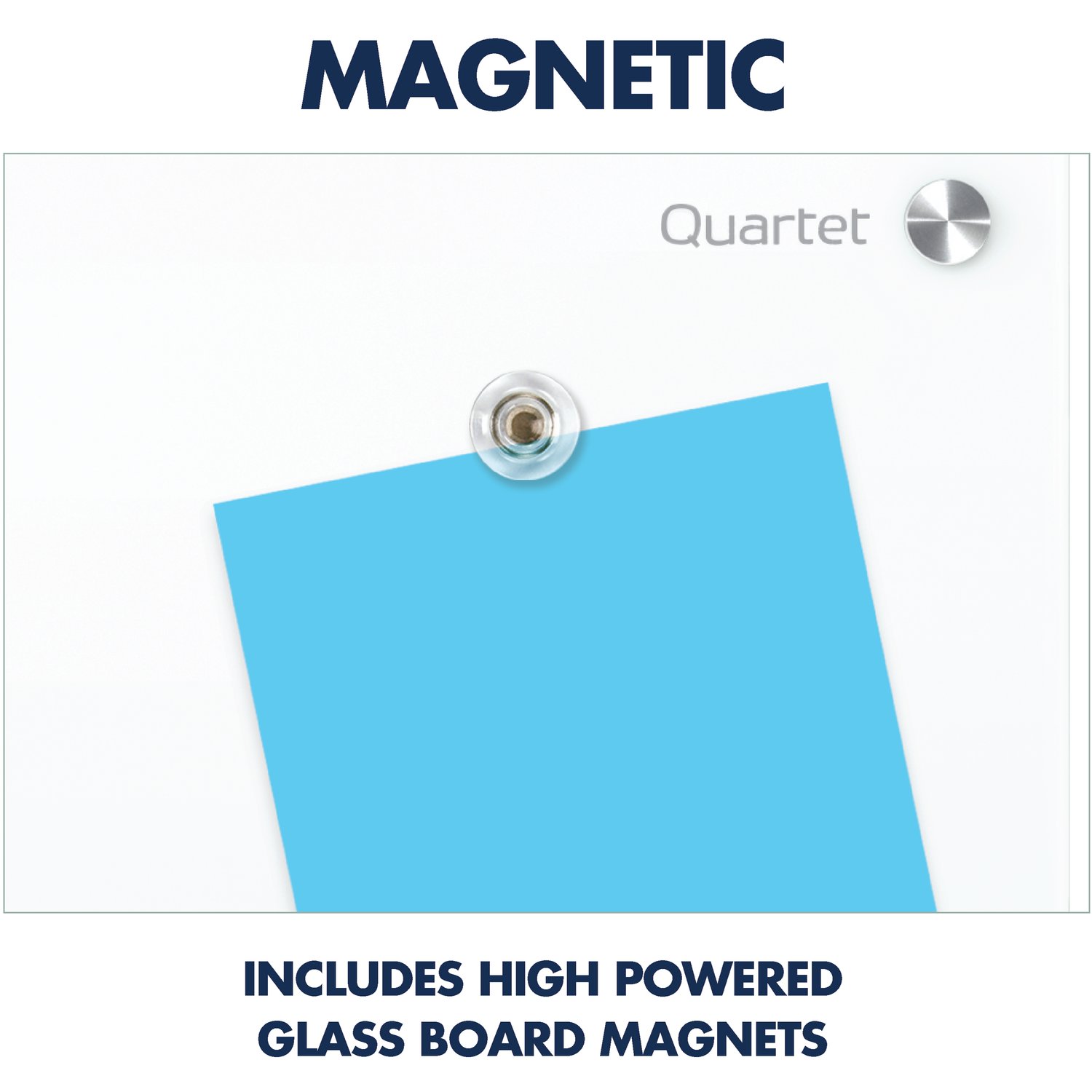 Quartet® Brilliance Glass DryErase Boards, 24" x 28" ACCO