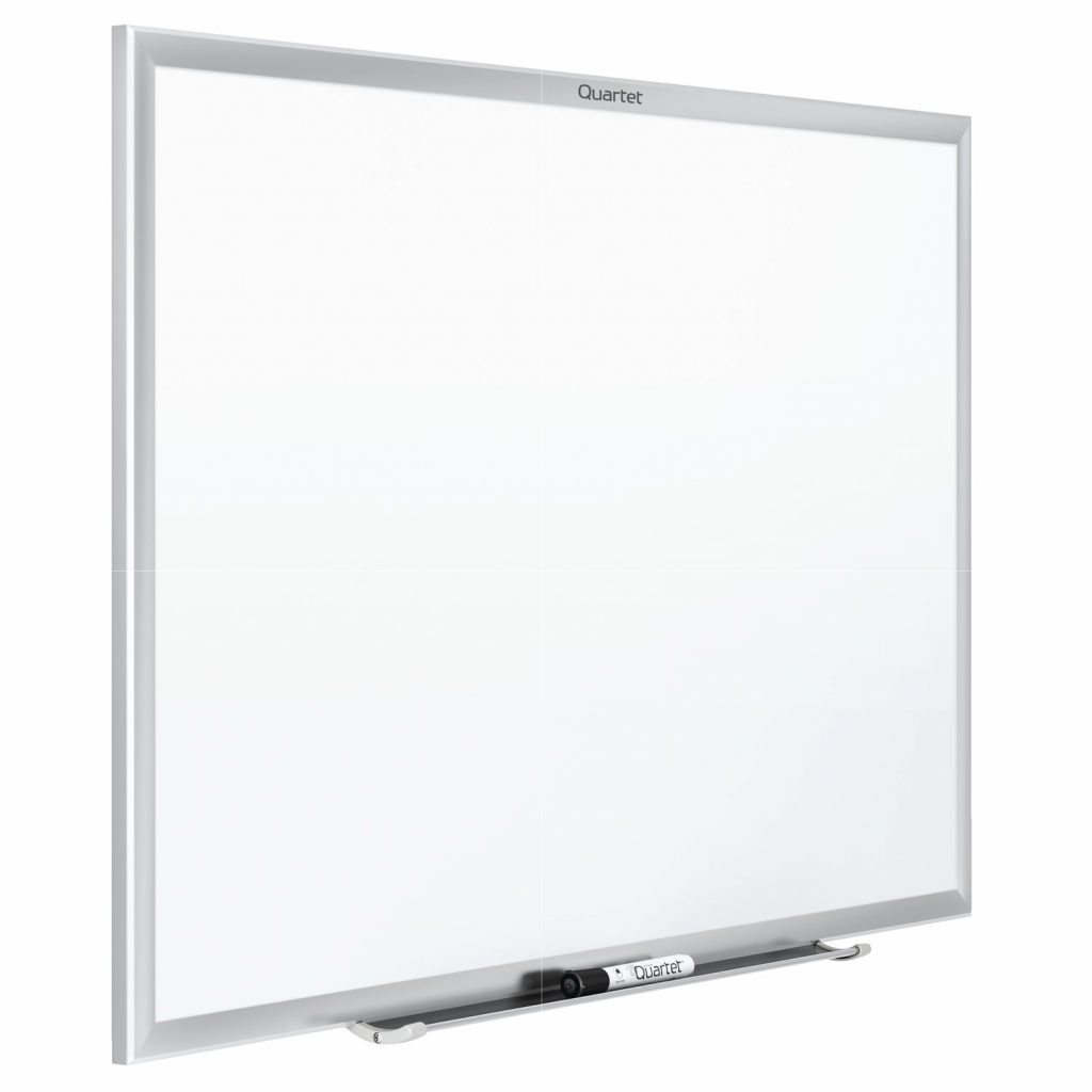 Quartet Classic NanoClean DryErase Board, Silver Aluminum Frame, 36" x 24" ACCO Canada