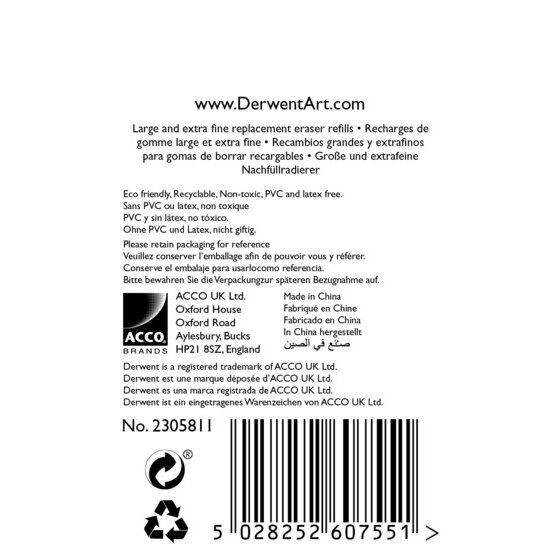 DERWENT USB RECHARGEABLE ERASER REFILL ACCO Canada