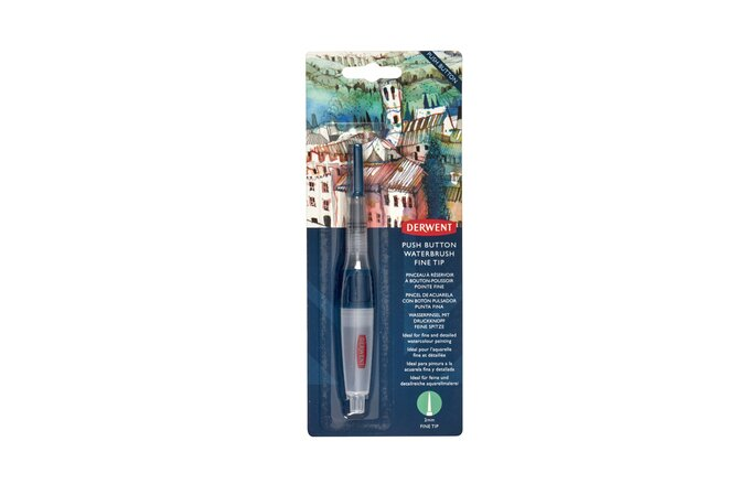 DERWENT PUSH BUTTON WATERBRUSH LARGE CHISEL TIP - ACCO Canada
