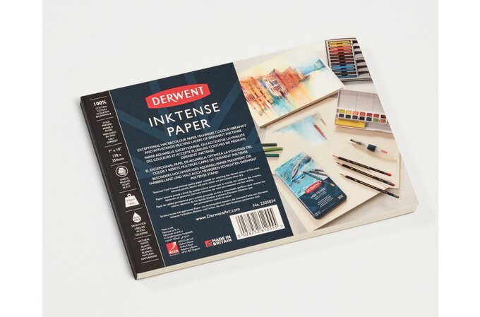 thumbnail image 2 of Derwent A2 Watercolour Paper Pad, 12 Sheets, Acid-Free Paper, Ideal For... 2 of 14